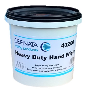 Cernata Textured Heavy Duty Hand Wipes 150 SHT TUB